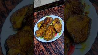 Baingan bhaja recipe baingan bainganbhaja recipe tasty food shorts youtubeshorts [upl. by Milburn]