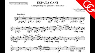 ESPAÑA CAÑÍ Pasodoble Corrado Giuffredi clarinet [upl. by Hinckley]