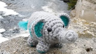 Amigurumi Crochet Elephant Tutorial [upl. by Concha]