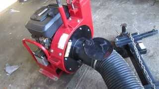 Giant Vac 18hp leaves blower [upl. by Onitselec]