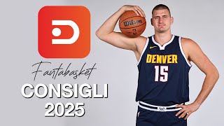 DUNKEST 2025 I MIEI CONSIGLI PER IL FANTABASKET [upl. by Eelta]