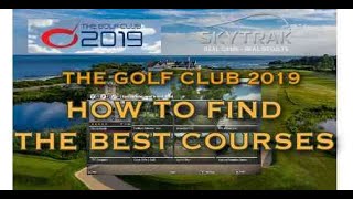 TGC 2019 Golf Simulator  Tip on How to Find the Top Courses [upl. by Lesli]