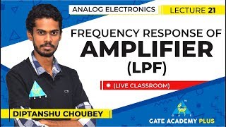 Analog Electronics I Frequency Response of Amplifier  LPF Lecture 21 [upl. by Moyers207]