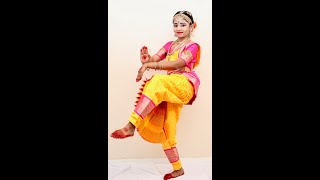 Alarippu Bharatanatyam Dance  Karnitha Karthikeyan Tamil Dance in USA [upl. by Einnaoj]