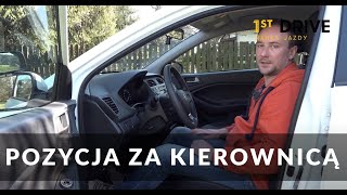 3 Prawidłowa pozycja za kierownicą  jak przygotować się do jazdy na egzaminie na prawo jazdy kat B [upl. by Elamef]