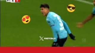 Piero Hincapié goal vs RB Leipzig  😍😎😍 [upl. by Stone]