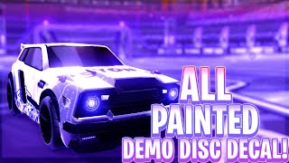 ALL NEW PAINTED DEMO DISC DECAL Rocket League Season 15 Update [upl. by Meara]