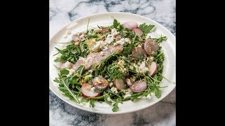 Radish and Feta Salad with Anchovy Vinaigrette [upl. by Eednim]