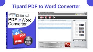 Tipard PDF to Word Converter review  Tutorial of Tipard PDF to Word Converter software [upl. by Thgirw]