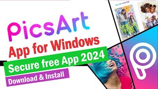 Picsart Photo Editor for Windows  Picsart Free download and install on Windows PC [upl. by Anol]