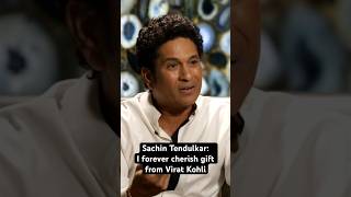 Cricket legend Sachin Tendulkar on gift from Virat Kohli cricket viratkohli sachintendulkar [upl. by Nylahsoj974]