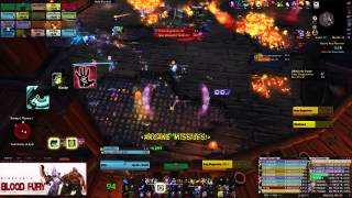 Blood Fury vs Blackhand Mythic  Mage POV [upl. by Bass]