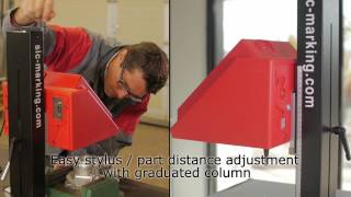 SIC MARKING ec1 Standalone dot peen marking station [upl. by Tullusus]