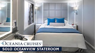 Oceania Regatta  Solo Oceanivew Stateroom Full Walkthrough Tour amp Review  4K [upl. by Arel]