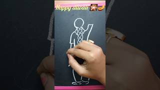 Happy diwali 🎇🪔  art drawing viralvideo song shorts [upl. by Ahsital81]