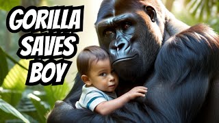 Gorilla Saves 3 Year Old Boy [upl. by Gnap]