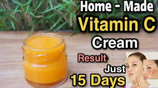 Homemade VITAMIN C NIGHT CREAM For Bright and Glowing Skin [upl. by Elocin637]