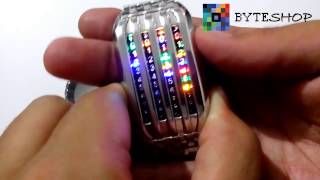 Reloj Matrix Colores Led Lujo Digital Binario Moderno Luz Byteshopcommx [upl. by Novej]