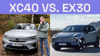 🔋 Volvo EX30 vs Volvo XC40 Vergleich Warum der XC40 noch nicht obsolet ist  Autophorie [upl. by Tombaugh]