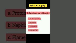 Neet bio pyq biologygk gk education neetbiologyquiz gapideas neetmotivation [upl. by Giuliana725]