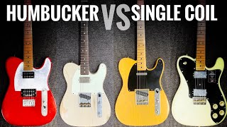 Single Coil or Humbucker in Fender Telecaster [upl. by Ahsikahs]