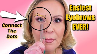 Easy Eyebrow Tutorial for Beginners amp Women 40 to 65 [upl. by Val733]