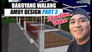 BABOYANG WALANG AMOY BUILDING DESIGN 4 X 15 METERS • REACTION VIDEO [upl. by Hamitaf]