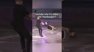 This move is banned in competition FigureSkating ouch [upl. by Niwdla]