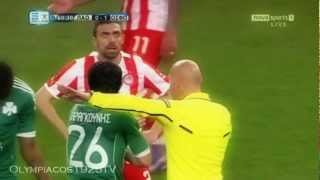 Maniatis Psycho Face  Panathinaikos vs Olympiacos 01 [upl. by Yesdnik]