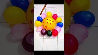 Yellow and red water balloon reverse videowater balloon satisfying videos shorts balloon [upl. by Brinn]