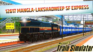 12617 MANGLADWEEP EXP Indian Train simulator Mumbai Route [upl. by Egamlat430]