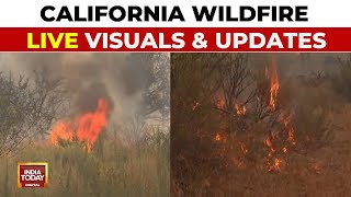 US Wildfire LIVE California Wildfire LIVE  Wildfire In Southern California LIVE  India Today LIVE [upl. by Lawton31]