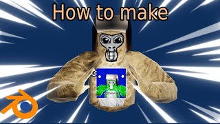 How to make a Gorilla Tag blender profile picture [upl. by Juli]