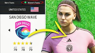 How To Use Womens Players In FC 24 Career Mode On Console [upl. by Oneal860]