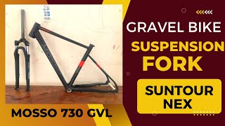 Gravel Bike dengan Suspension Fork Suntour NEX [upl. by Grant]