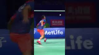 Lee Chong Weis beautiful smash posture shorts badminton leechongwei [upl. by Eiralih352]