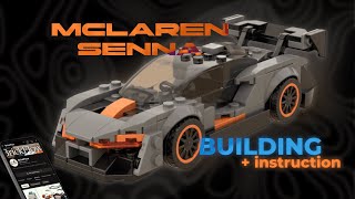 MCLAREN SENNA BUILDING ANIMATIONTUTORIAL  Instruction By BrickFlow [upl. by Ahsas]