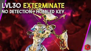 How to lvl 30 Exterminate without being Detected  WARFRAME Riven [upl. by Ylebmik]