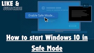 How To Boot Windows 10 into Safe Mode  4 EASY WAYS [upl. by Duck]