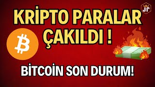 Kripto Paralar Çakıldı Bitcoin ve Altcoinlerde Son Durum bitcoin altcoin borsa [upl. by Nylahsoj]