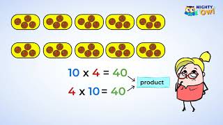 Commutative and Associative Properties of Multiplication  MightyOwl Math  3rd Grade [upl. by Pellikka]