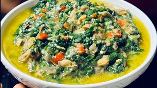 COMMENT CUISINER LES ÉPINARDS VERTS SANS BICARBONATE  LÉGUME VERT CONGOLAISE À LA CUISINE [upl. by Sherris]