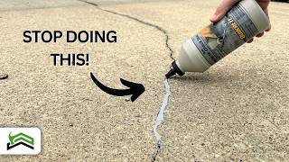 Don’t Make These Errors Sealing Small Concrete Cracks Correctly [upl. by Romalda]