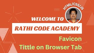 How to add Favicon on the Browser Tab  HTMLCSS Tutorial in Hindi [upl. by De644]