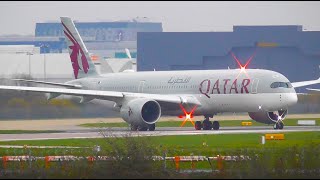 Cloudy Morning Plane Spotting at London Gatwick Airport LGW  041222 [upl. by Dnomyaw12]