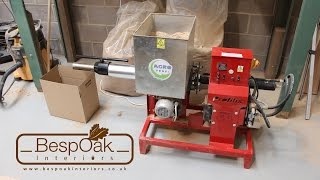 Briquetting Machine Sawdust Ph Briquette Press Review [upl. by Issi693]