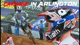 CARNAGE in Arlington  Max Anstie Arlington Supercross 2024 [upl. by Nauj672]