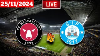 Midtjylland vs Silkeborg  Superliga  Live Match Score Today 🛑 [upl. by Lauralee]