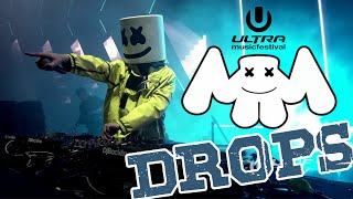 MARSHMELLO in Ultra Music Festival 2023  Drops  Fireworks  Beat Drops Only  Mainstage [upl. by Sidoney]