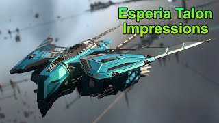 Star Citizen Esperia Talon Impressions [upl. by Hardan70]